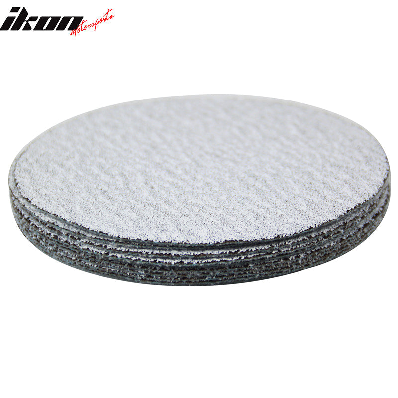 100PC 5in 127mm 60 Grit Auto Sanding Disc Sandpaper Sheets Sand Paper