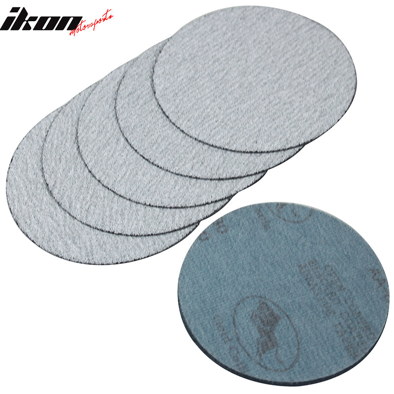 100PC 5in 127mm 80 Grit Auto Sanding Disc Sandpaper Sheets Sand Paper