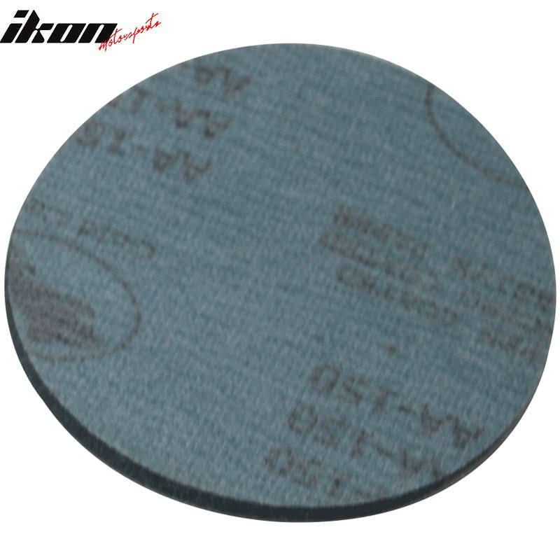 10PC 5in 127mm 150 Grit Auto Sanding Disc Sandpaper Sheets Sand Paper