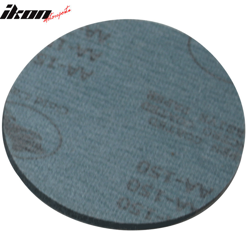 100PC 5in 127mm 150 Grit Auto Sanding Disc Sandpaper Sheets Sand Paper
