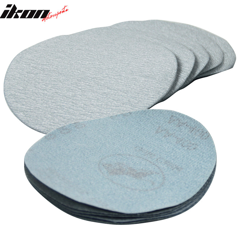 50PC 5in 127mm 400 Grit Auto Sanding Disc Sandpaper Sheets Sand Paper
