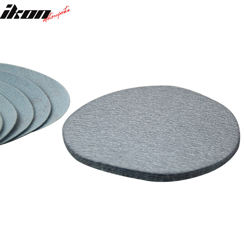 50PC 5in 127mm 240 Grit Auto Sanding Disc Sandpaper Sheets Sand Paper