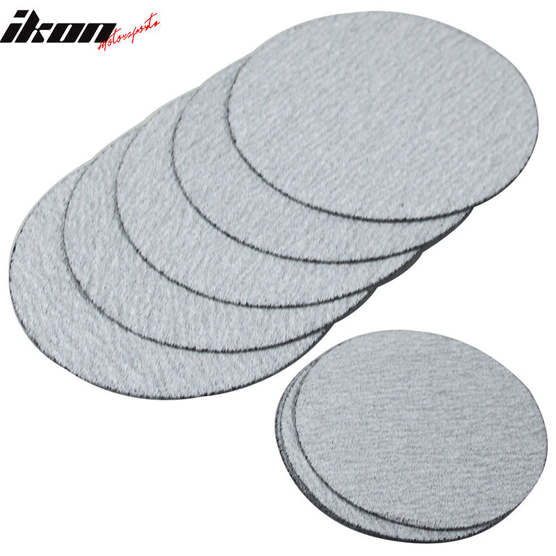 50PC 5in 127mm 100 Grit Auto Sanding Disc Sandpaper Sheets Sand Paper