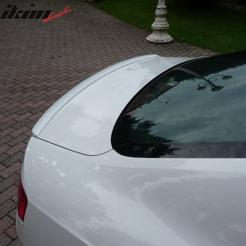 2009-2012 Audi A4 B8 PV Style Black Trunk Spoiler PUF