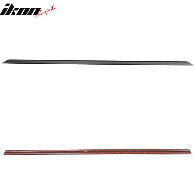 1986-1995 Mercedes-Benz W124 PV Style Black Trunk Spoiler PUF