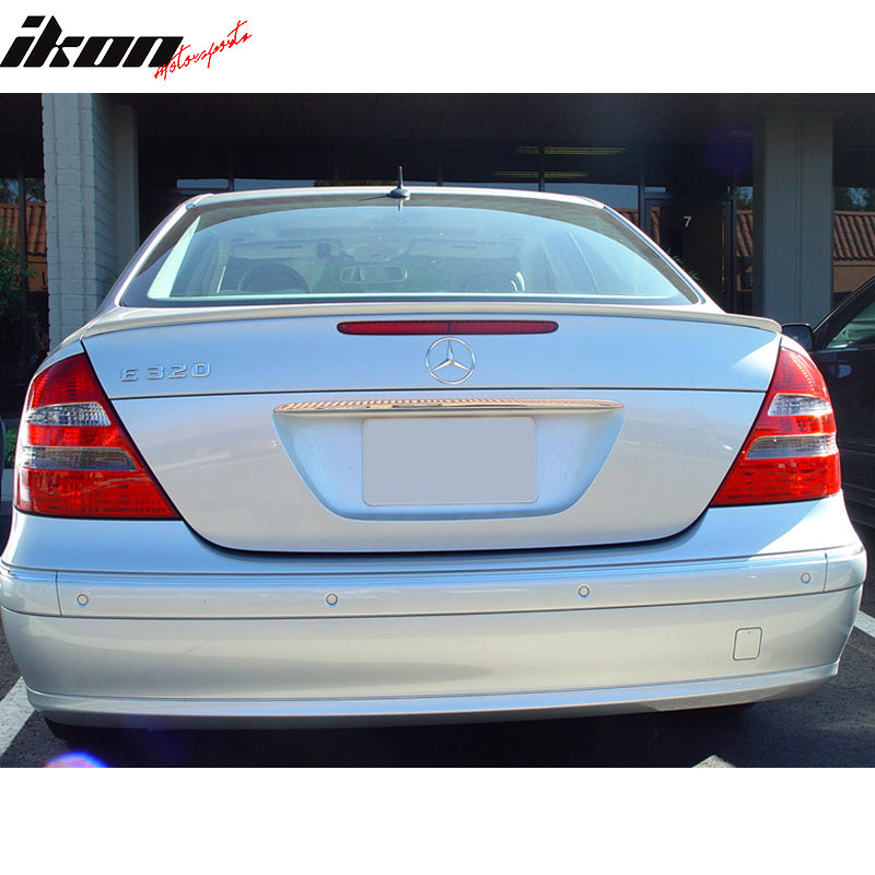 1995-2001 Mercedes-Benz W210 PV Style Black Trunk Spoiler PUF
