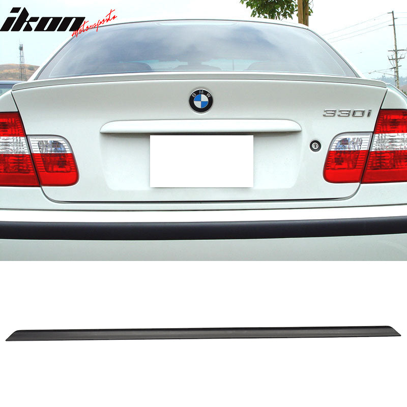 1999-2005 BMW E46 2Dr 2Door PV Style Black Rear Trunk Spoiler PUF