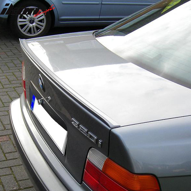 1999-2005 BMW E46 PV Style Black Trunk Spoiler PUF