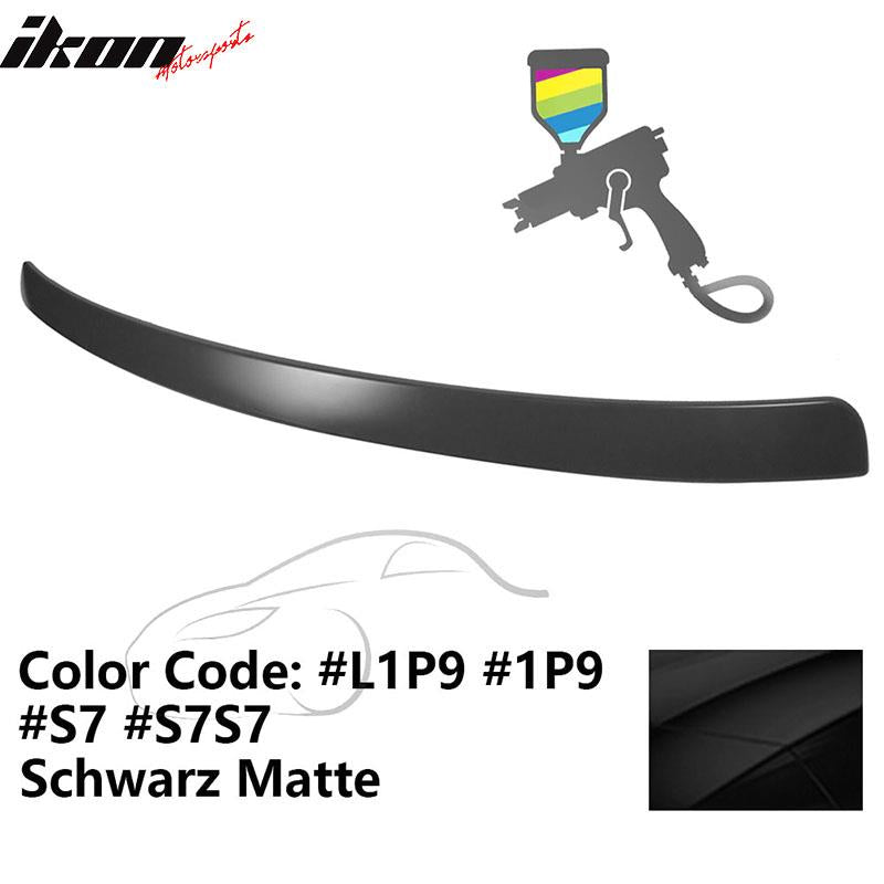 2009-2014 Audi A4 Quattro B8 Sedan 4Door Painted ABS Rear Roof Spoiler