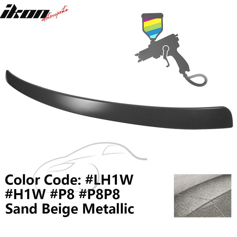 2009-2014 Audi A4 Quattro B8 Sedan 4Door Painted ABS Rear Roof Spoiler