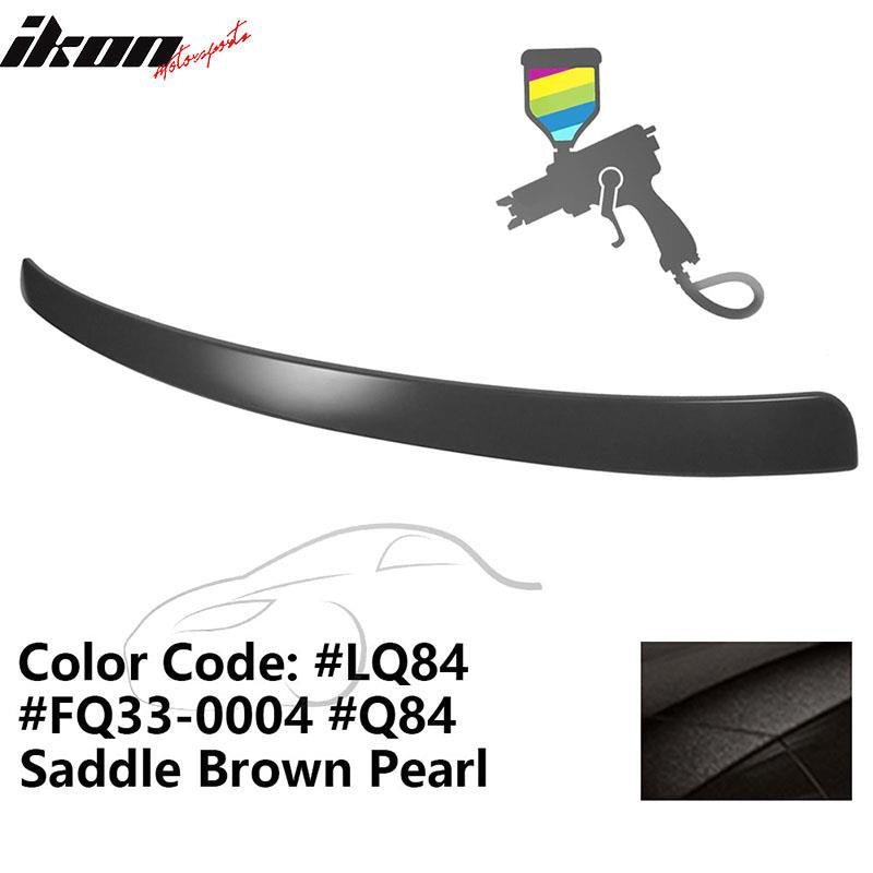 2009-2014 Audi A4 Quattro B8 Sedan 4Door Painted ABS Rear Roof Spoiler