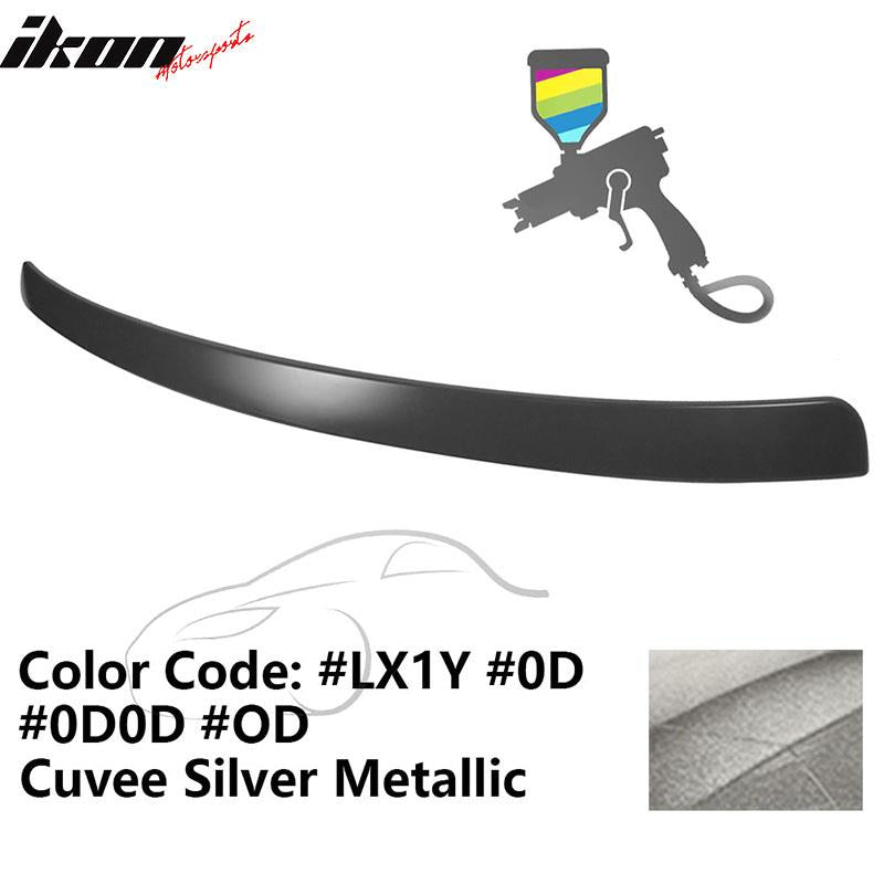 2009-2014 Audi A4 Quattro B8 Sedan 4Door Painted ABS Rear Roof Spoiler