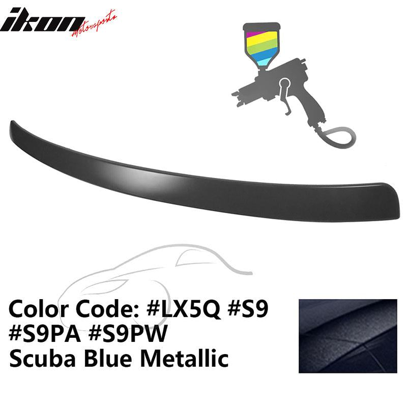 2009-2014 Audi A4 Quattro B8 Sedan 4Door Painted ABS Rear Roof Spoiler