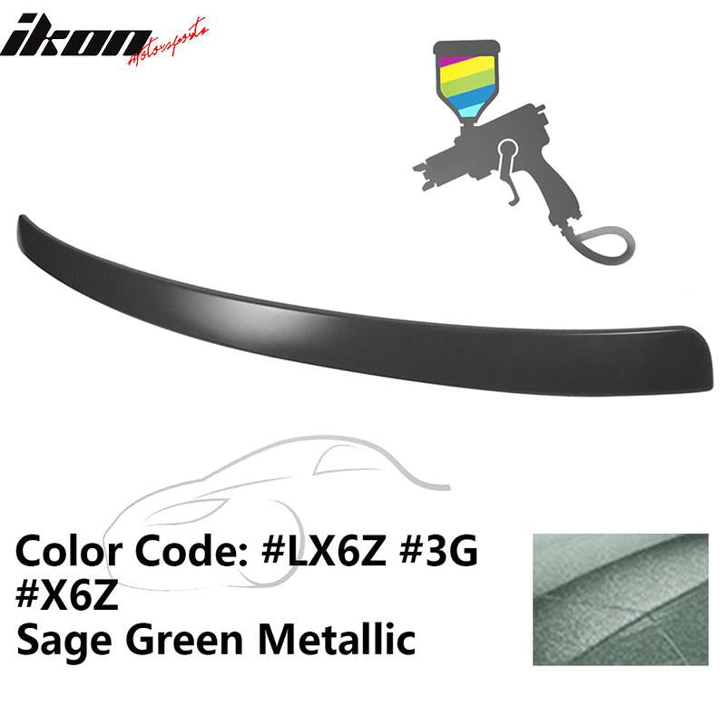 2009-2014 Audi A4 Quattro B8 Sedan 4Door Painted ABS Rear Roof Spoiler