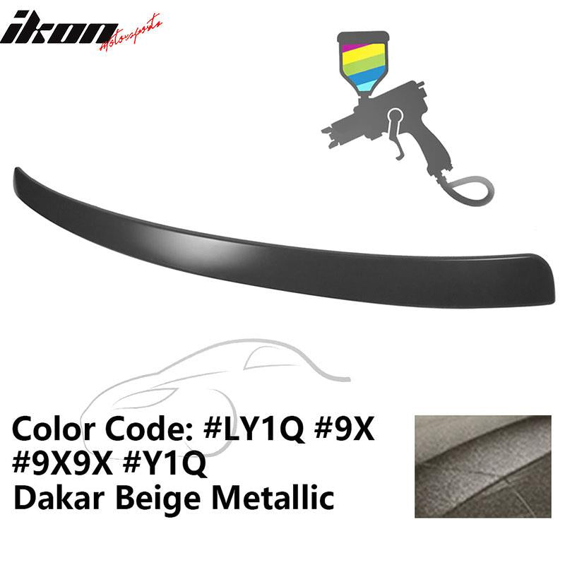 2009-2014 Audi A4 Quattro B8 Sedan 4Door Painted ABS Rear Roof Spoiler