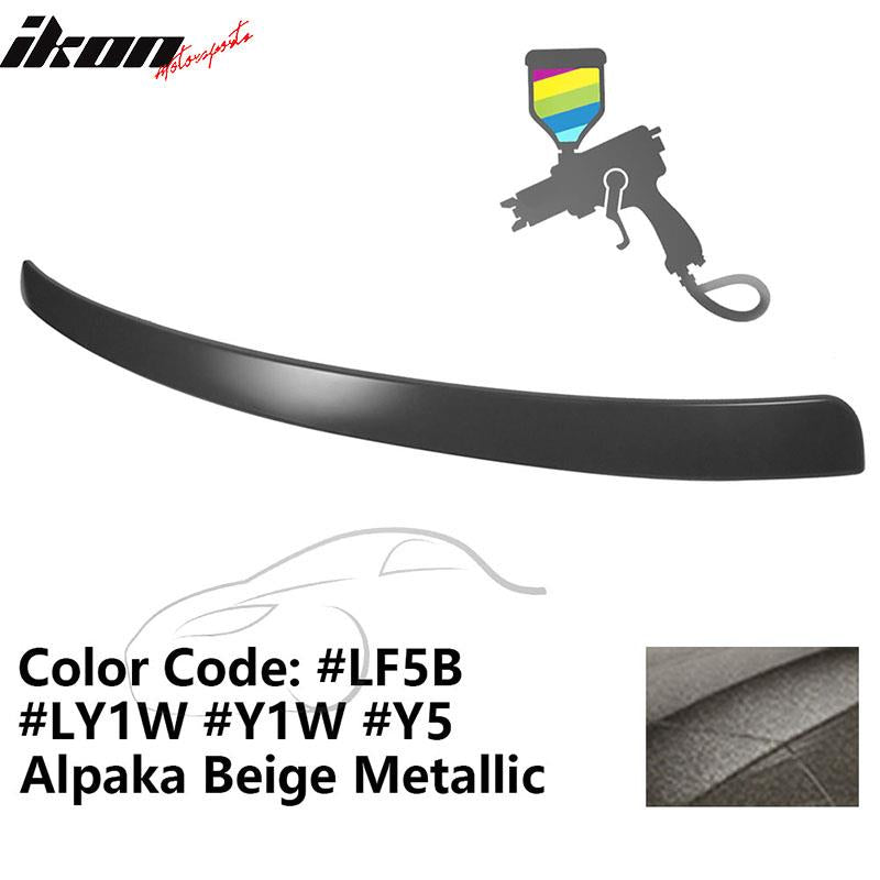 2009-2014 Audi A4 Quattro B8 Sedan 4Door Painted ABS Rear Roof Spoiler