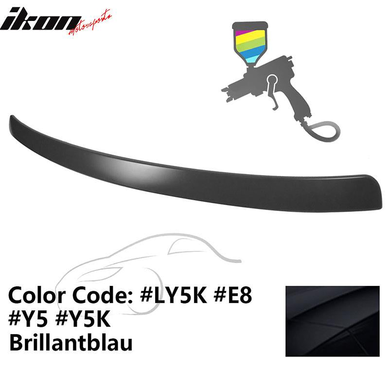 2009-2014 Audi A4 Quattro B8 Sedan 4Door Painted ABS Rear Roof Spoiler