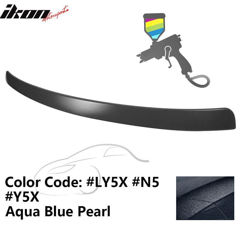 2009-2014 Audi A4 Quattro B8 Sedan 4Door Painted ABS Rear Roof Spoiler