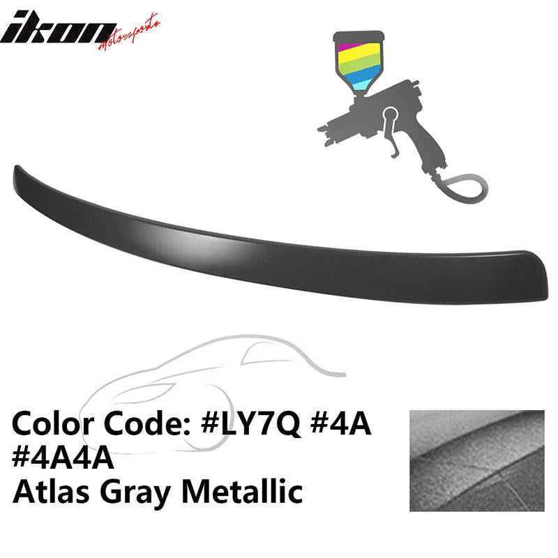 2009-2014 Audi A4 Quattro B8 Sedan 4Door Painted ABS Rear Roof Spoiler