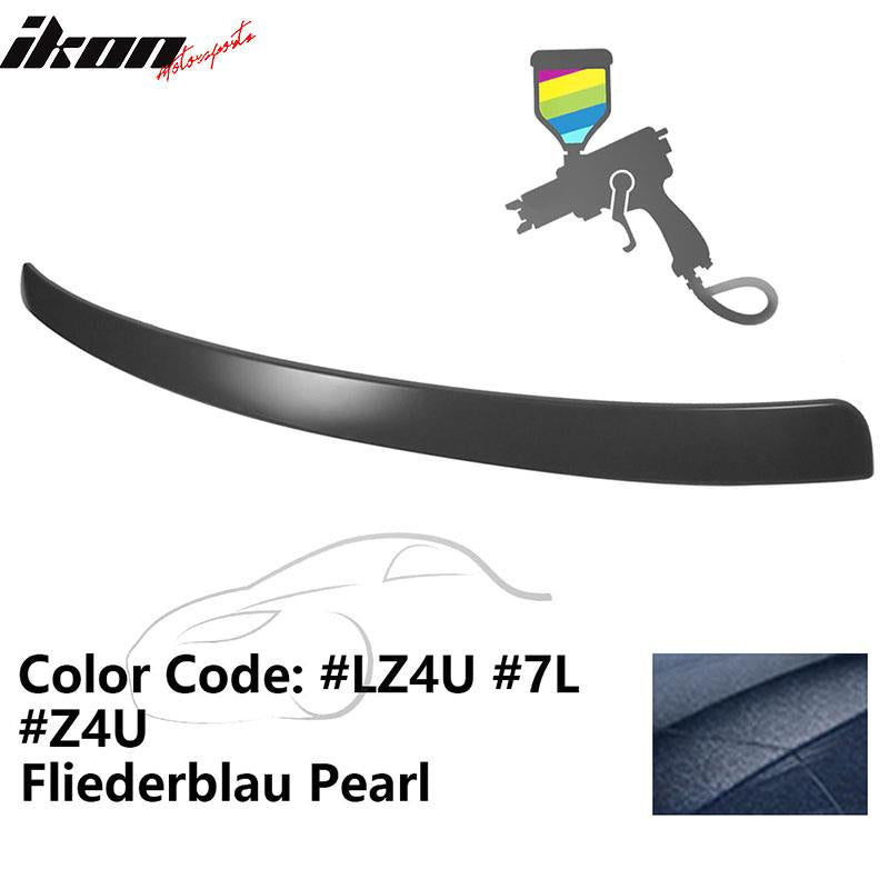 2009-2014 Audi A4 Quattro B8 Sedan 4Door Painted ABS Rear Roof Spoiler