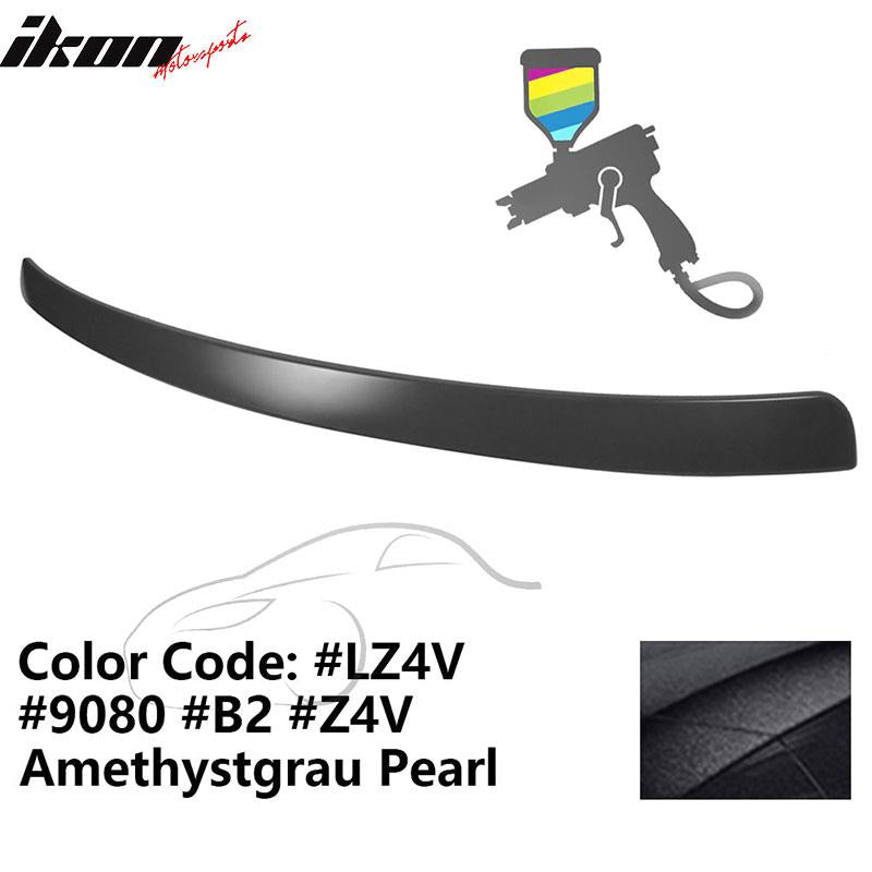 2009-2014 Audi A4 Quattro B8 Sedan 4Door Painted ABS Rear Roof Spoiler