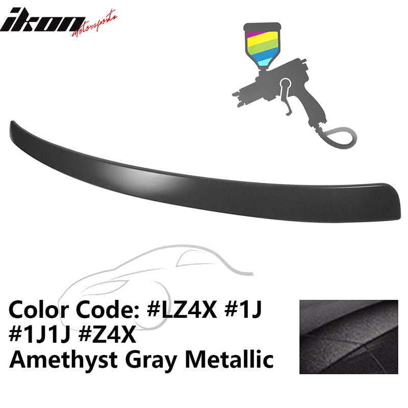 2009-2014 Audi A4 Quattro B8 Sedan 4Door Painted ABS Rear Roof Spoiler