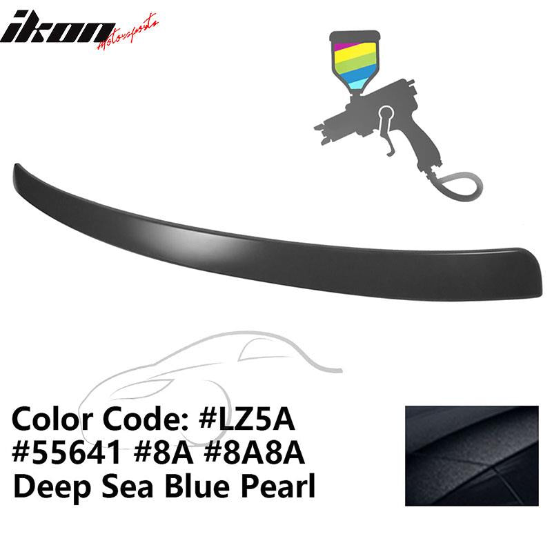 2009-2014 Audi A4 Quattro B8 Sedan 4Door Painted ABS Rear Roof Spoiler