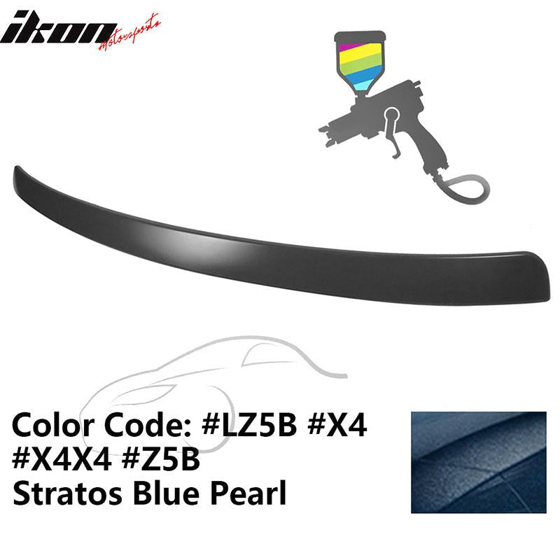 2009-2014 Audi A4 Quattro B8 Sedan 4Door Painted ABS Rear Roof Spoiler