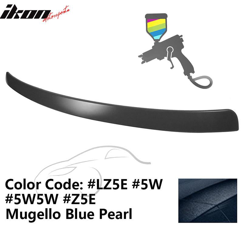 2009-2014 Audi A4 Quattro B8 Sedan 4Door Painted ABS Rear Roof Spoiler