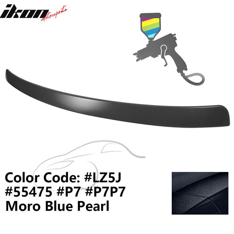 2009-2014 Audi A4 Quattro B8 Sedan 4Door Painted ABS Rear Roof Spoiler