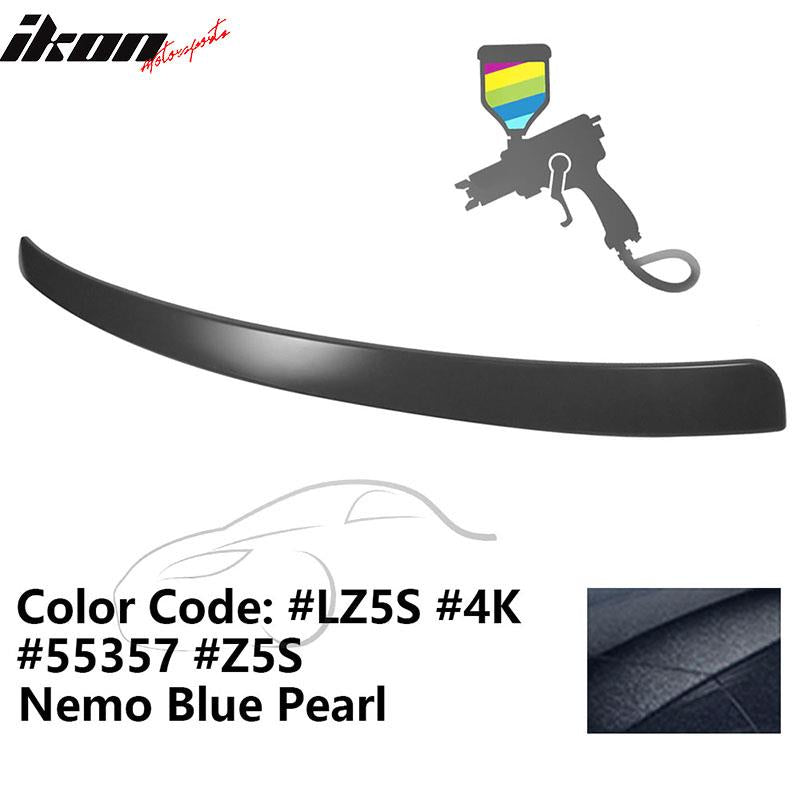 2009-2014 Audi A4 Quattro B8 Sedan 4Door Painted ABS Rear Roof Spoiler