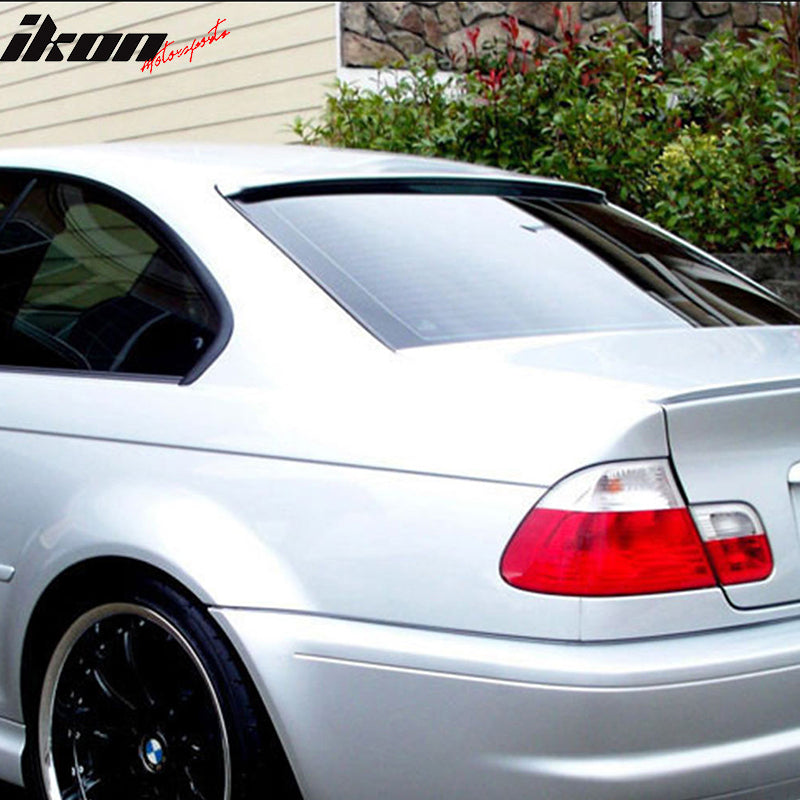 Fits 99-05 BMW E46 Coupe PU Trunk Spoiler & AC Roof Wing
