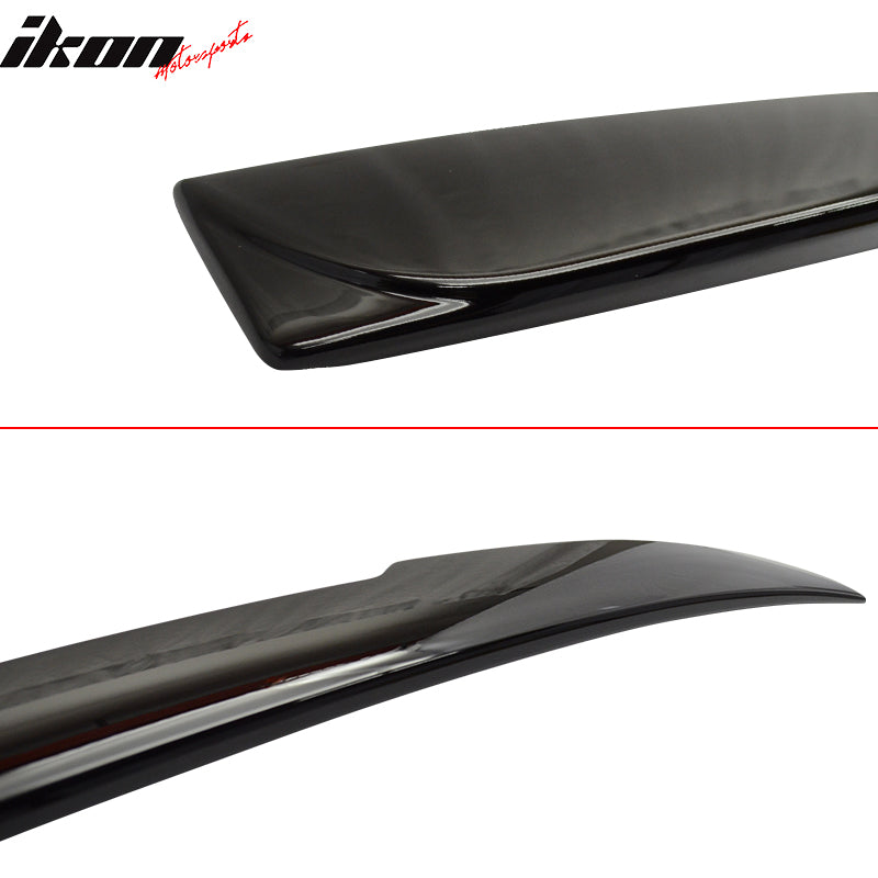 2004-2010 BMW E60 AC Style #668 Black Trunk Wing & Roof Spoiler ABS