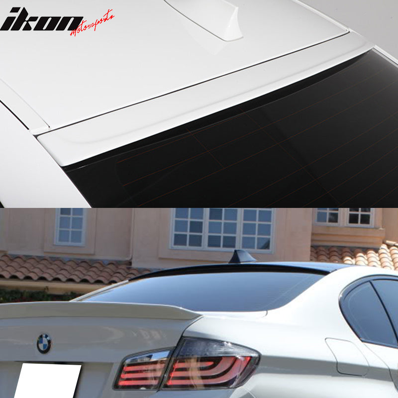 2011-2016 BMW F10 5 Series Sedan 3D Style Roof Spoiler ABS
