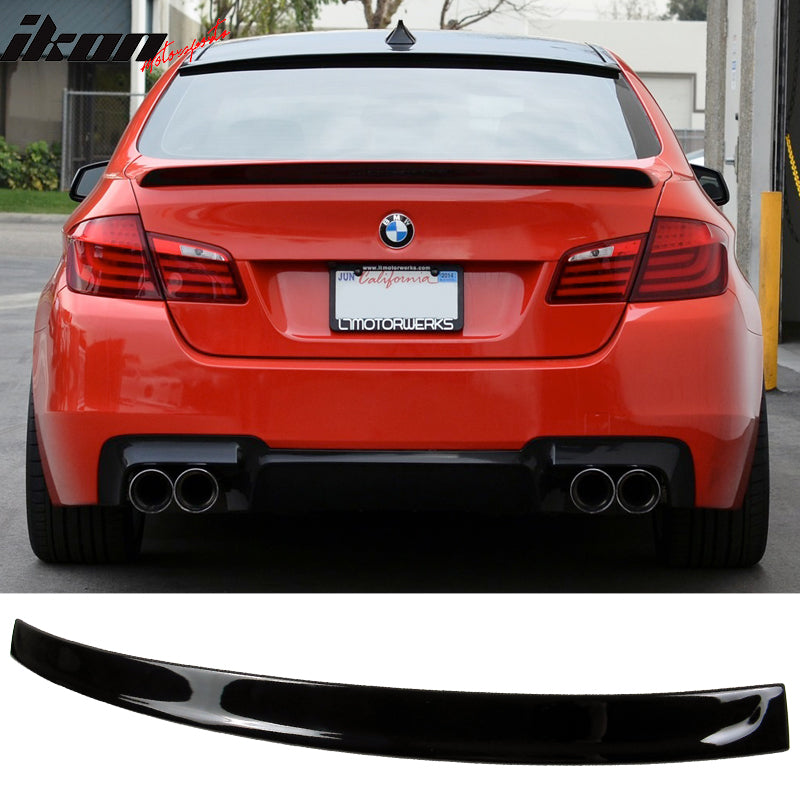 2011-2016 BMW F10 5 Series Sedan 3D Style Roof Spoiler ABS