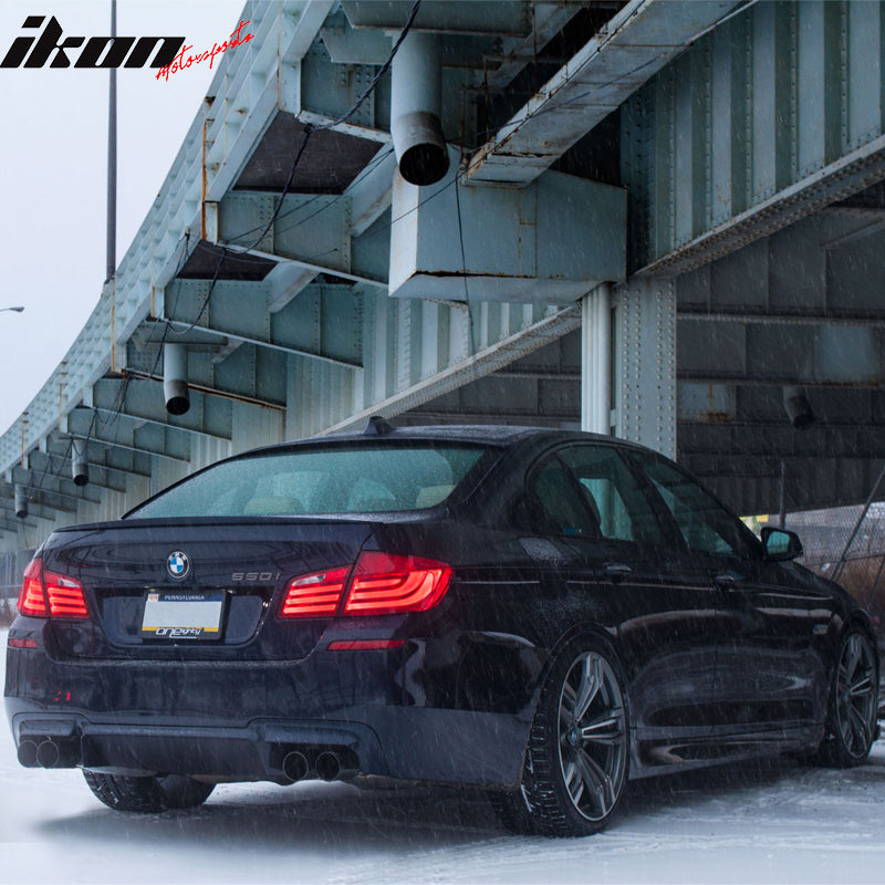 2011-2016 BMW F10 5 Series Sedan 3D Style Roof Spoiler ABS