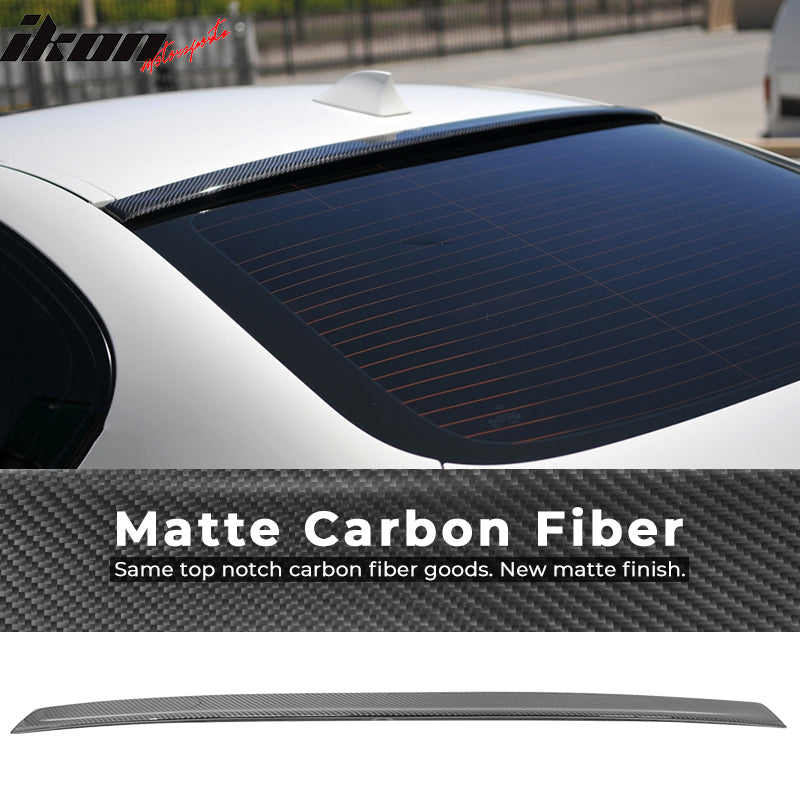 2011-2016 BMW 5 Series F10 Sedan 3D Style Roof Spoiler Carbon Fiber