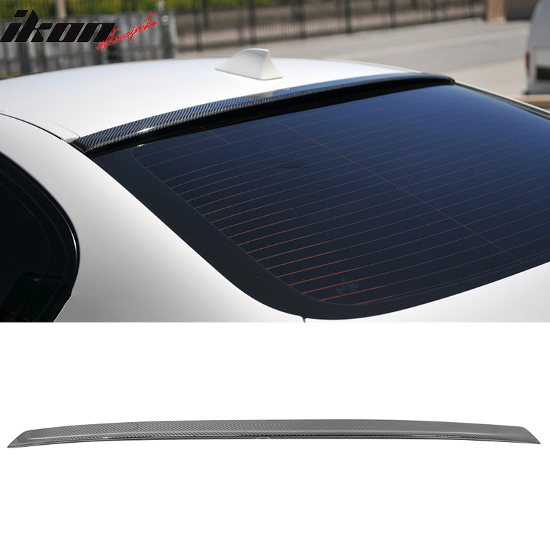2011-2016 BMW 5 Series F10 Sedan 3D Style Roof Spoiler Carbon Fiber
