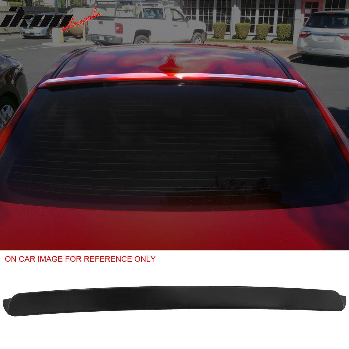 2003-2009 Mazda 3 Sedan Unpainted Rear Roof Window Spoiler Wing ABS