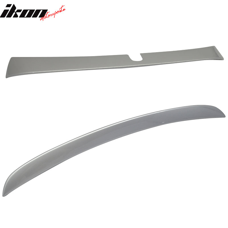 Fits 01-07 W203 Trunk Spoiler & Roof Wing #775 Iridium Silver Metallic