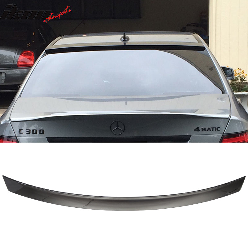 2008-2014 Mercedes Benz C-Class 4Door OE Style Rear Roof Spoiler ABS