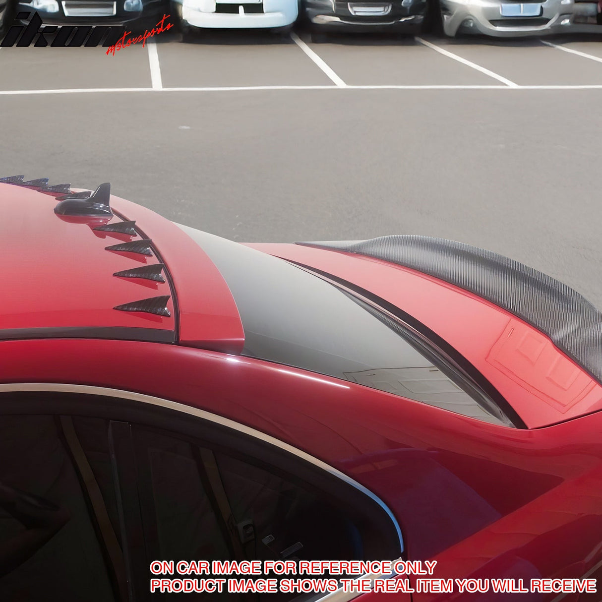 2008-2014 Mercedes Benz C-Class 4Door OE Style Rear Roof Spoiler ABS