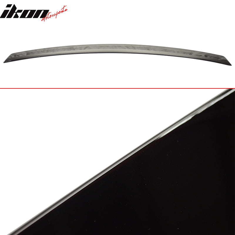 2010-2016 Benz W212 #040 Black AMG Style Trunk & OE Roof Spoiler ABS