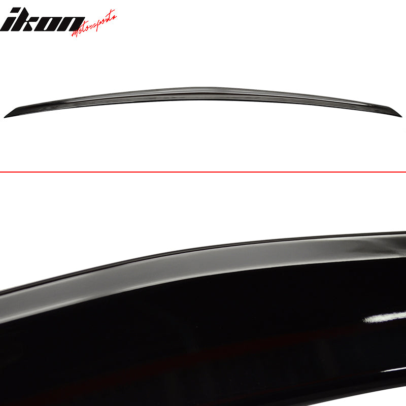 2010-2016 Benz W212 #040 Black AMG Style Trunk & OE Roof Spoiler ABS