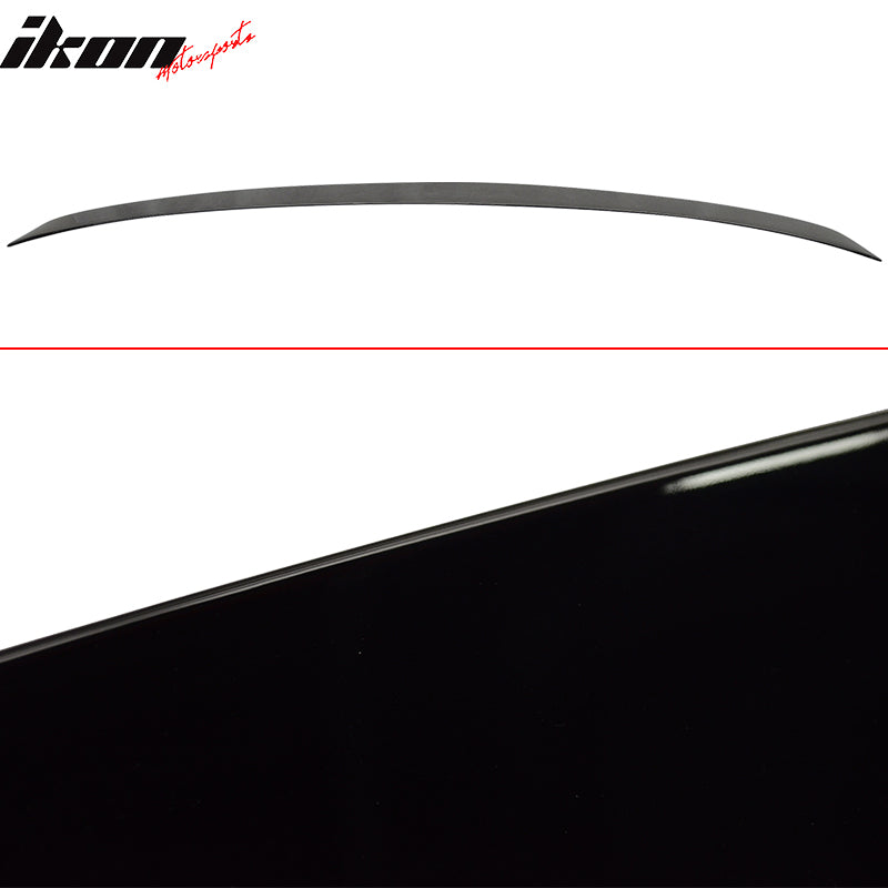 Fits 07-13 W221 Trunk Spoiler & L Type Roof Wing #040 Black