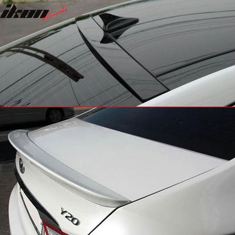Fits 11-14 Hyundai Sonata Sedan Trunk Spoiler & OE Roof Wing