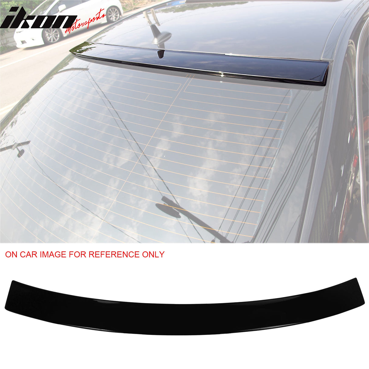 2008-2014 Mercedes Benz C-Class 4Door OE Style Rear Roof Spoiler ABS