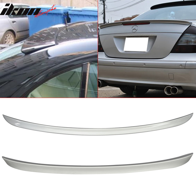 Fits W211 Trunk Spoiler & L Roof Wing #775 Iridium Silver Metallic