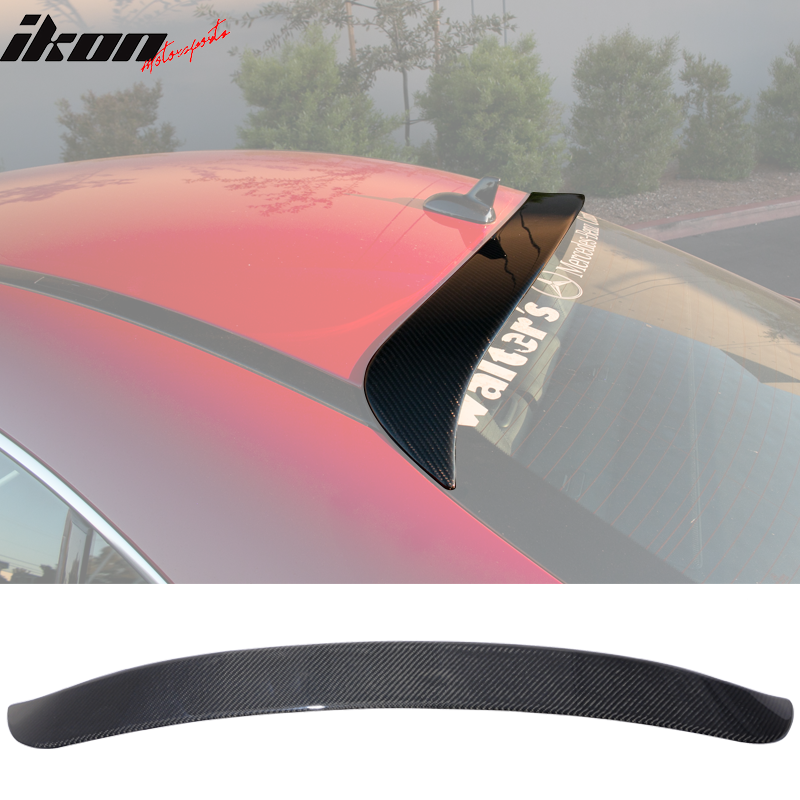 2013-2018 Benz CLA Class C117 Sedan Roof Spoiler Carbon Fiber