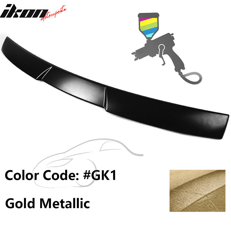 2015-2021 Subaru WRX V Style Gold Metallic Rear Roof Spoiler ABS